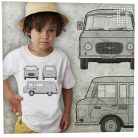 Barkas szürke - 1-2 éves gyerek póló