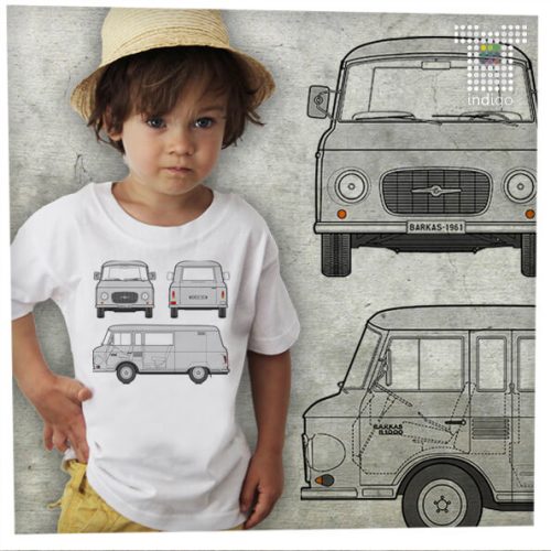 Barkas szürke - 1-2 éves gyerek póló