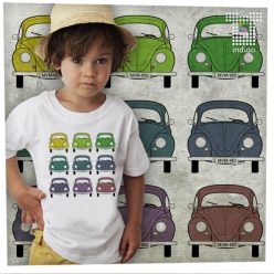 VW bogár kilencszer egyoldalas - 1-2 éves gyerek póló