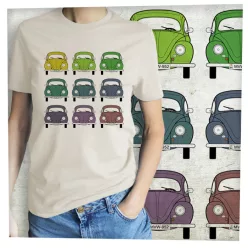 VW bogár kilencszer egyoldalas