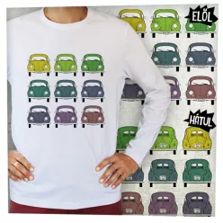 VW bogár kilencszer elöl-hátul