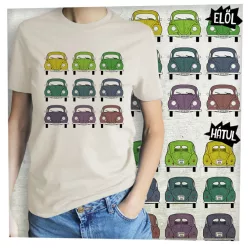 VW bogár kilencszer elöl-hátul