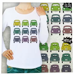 VW bogár kilencszer elöl-hátul