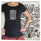 Gyerőmonostori kályhacsempe kicsi fehér nyomat