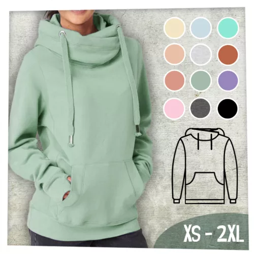 PRÉMIUM Kapucnis pulcsi - női