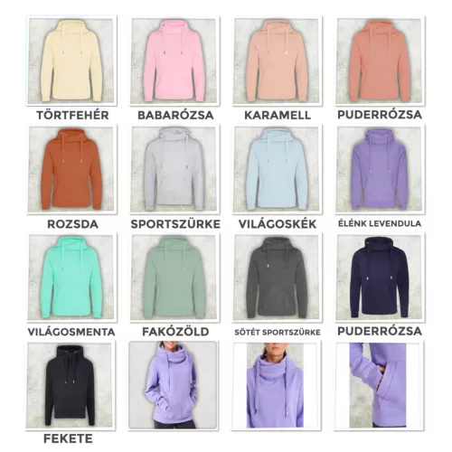 PRÉMIUM Kapucnis pulcsi - női