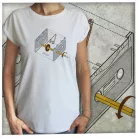 Kazetta ceruzával- világos anyagra