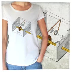 Kazetta ceruzával- világos anyagra