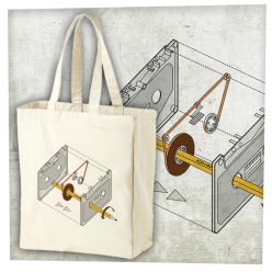 Kazetta ceruzával- világos anyagra