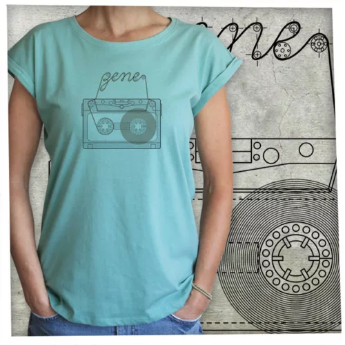 Kazetta szalag - világos anyagra