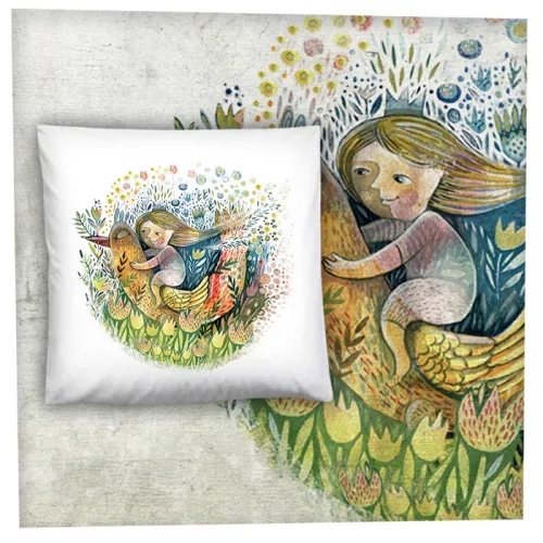 Leányka madárháton