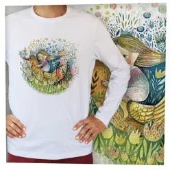 Leányka madárháton