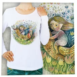 Leányka madárháton