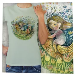 Leányka madárháton