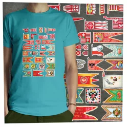 Magyar hadizászlók sötét alapon