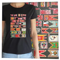 Magyar hadizászlók sötét alapon