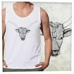 Magyar szürkemarha fej