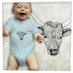 Magyar szürkemarha fej