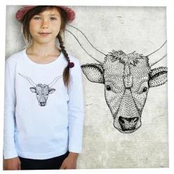 Magyar szürkemarha fej