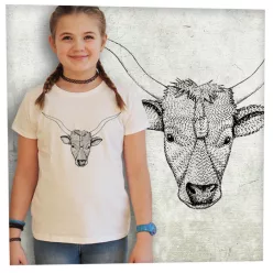 Magyar szürkemarha fej