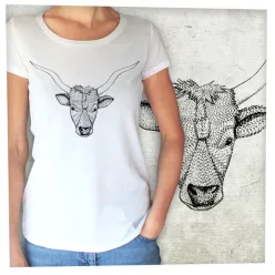 Magyar szürkemarha fej