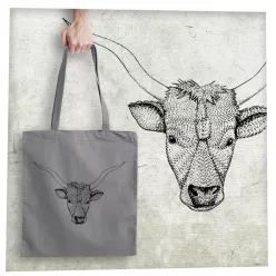 Magyar szürkemarha fej