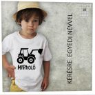 Markoló saját névvel - 1-2 éves gyerek póló