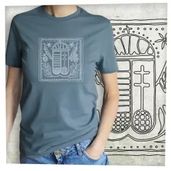 Potyondi kályhacsempe fehér