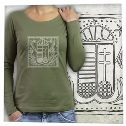 Potyondi kályhacsempe fehér