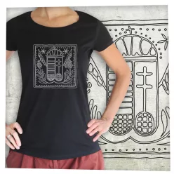 Potyondi kályhacsempe fehér