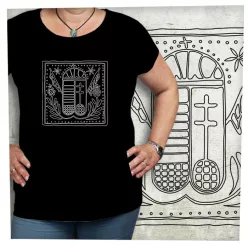 Potyondi kályhacsempe fehér