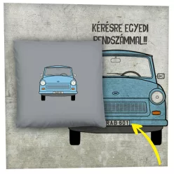 Trabant kék egyoldalas