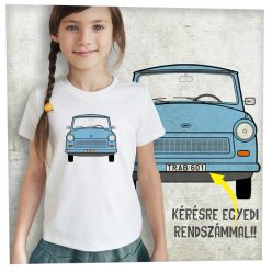 Trabant kék egyoldalas