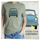 Trabant kék egyoldalas