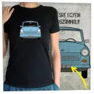 Trabant kék egyoldalas
