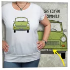 Trabant zöld egyoldalas