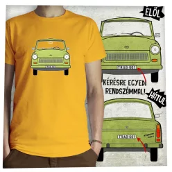 Trabant zöld elöl-hátul