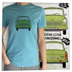 Trabant zöld elöl-hátul