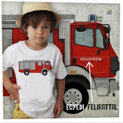 Tűzoltóautó - 1-2 éves gyerek póló