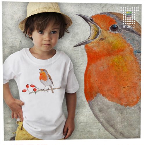 Vörösbegy - 1-2 éves gyerek póló