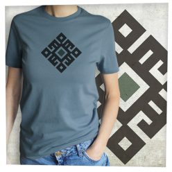 Votják fekete motívum 3