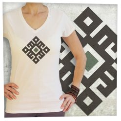 Votják fekete motívum 3