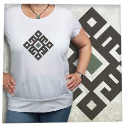 Votják fekete motívum 3