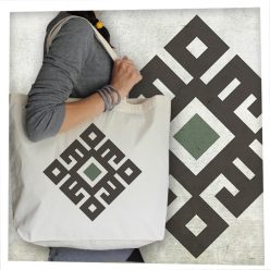 Votják fekete motívum 3