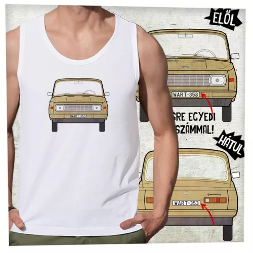 Wartburg krém elöl-hátul