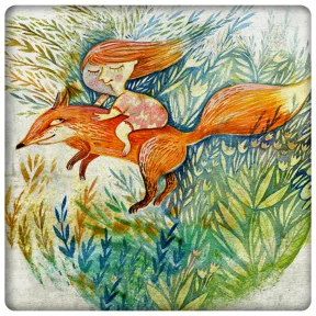 Rókaháton nyargaló