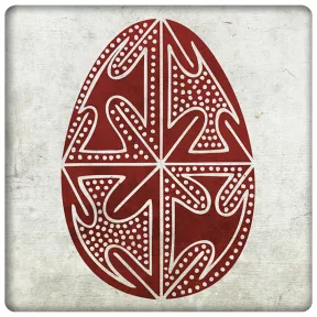 Húsvéti tojás nagy írott