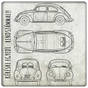 VW bogár tervrajz