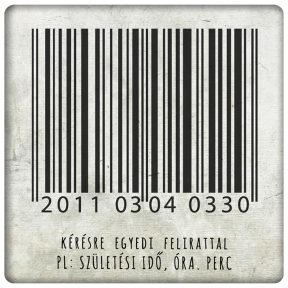 Vonalkód egyedi évszámmal 
