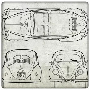 VW bogár tervrajz